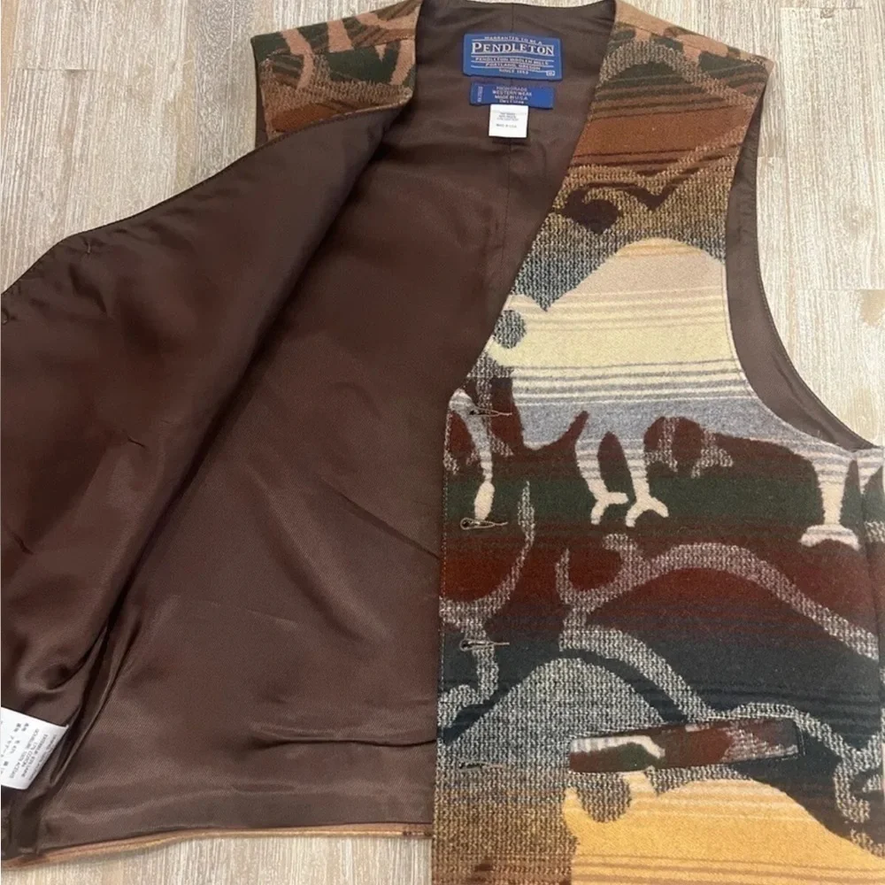Pendleton vintage early 70s Tantanka vest extraordinary condition. Unisex. - Picture 5 of 15